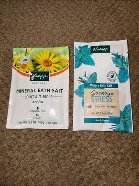 Kneipp Bath Salts Set - Joint & Muscle Arnica & Goodbye Stress